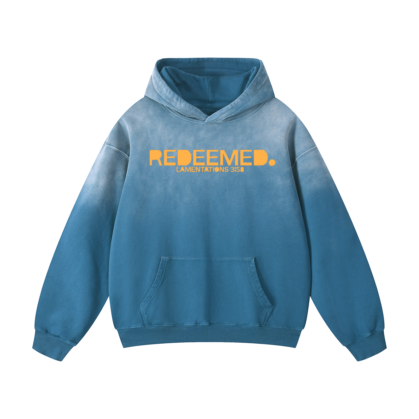 Redeemed Sunfade Hoodie - Premium Washed Cotton